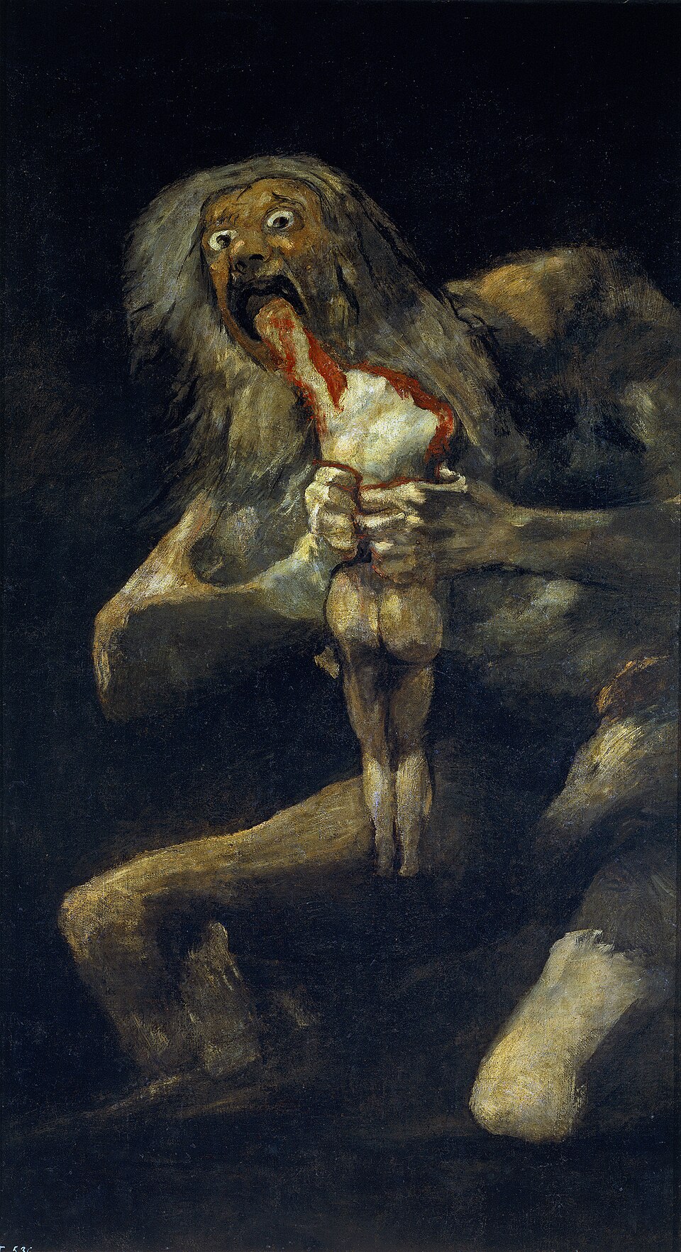 Saturn verschlingt seinen Sohn - Francisco Goya