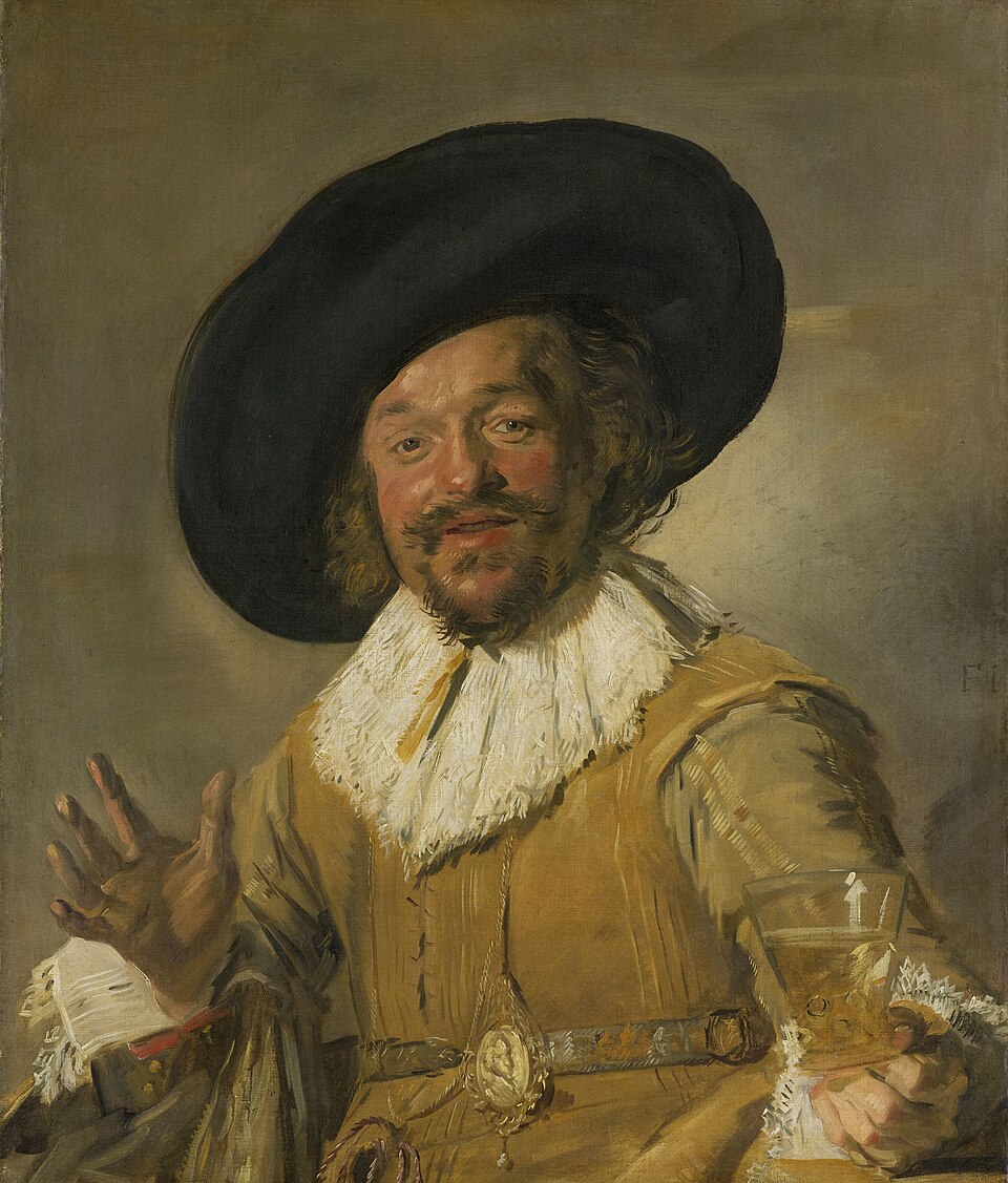 A Militiaman Holding a Berkemeyer, Known as the ‘Merry Drinker’ - Frans Hals