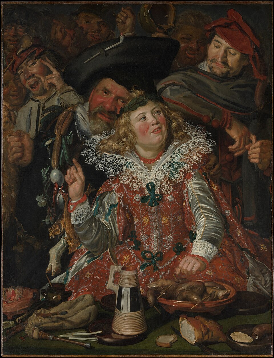 Merrymakers at Shrovetide - Frans Hals