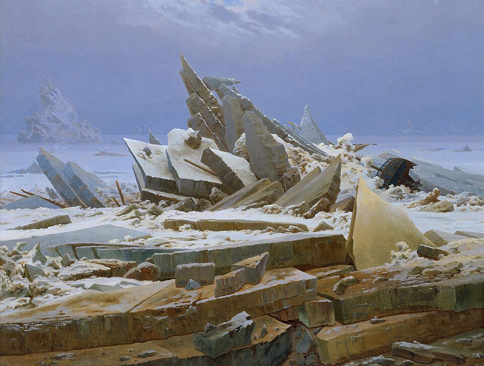 El mar de hielo - Caspar David Friedrich