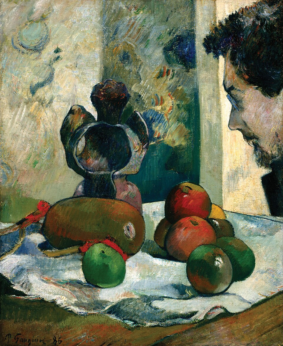 Stilleben mit dem Profil von Charles Laval - Paul Gauguin