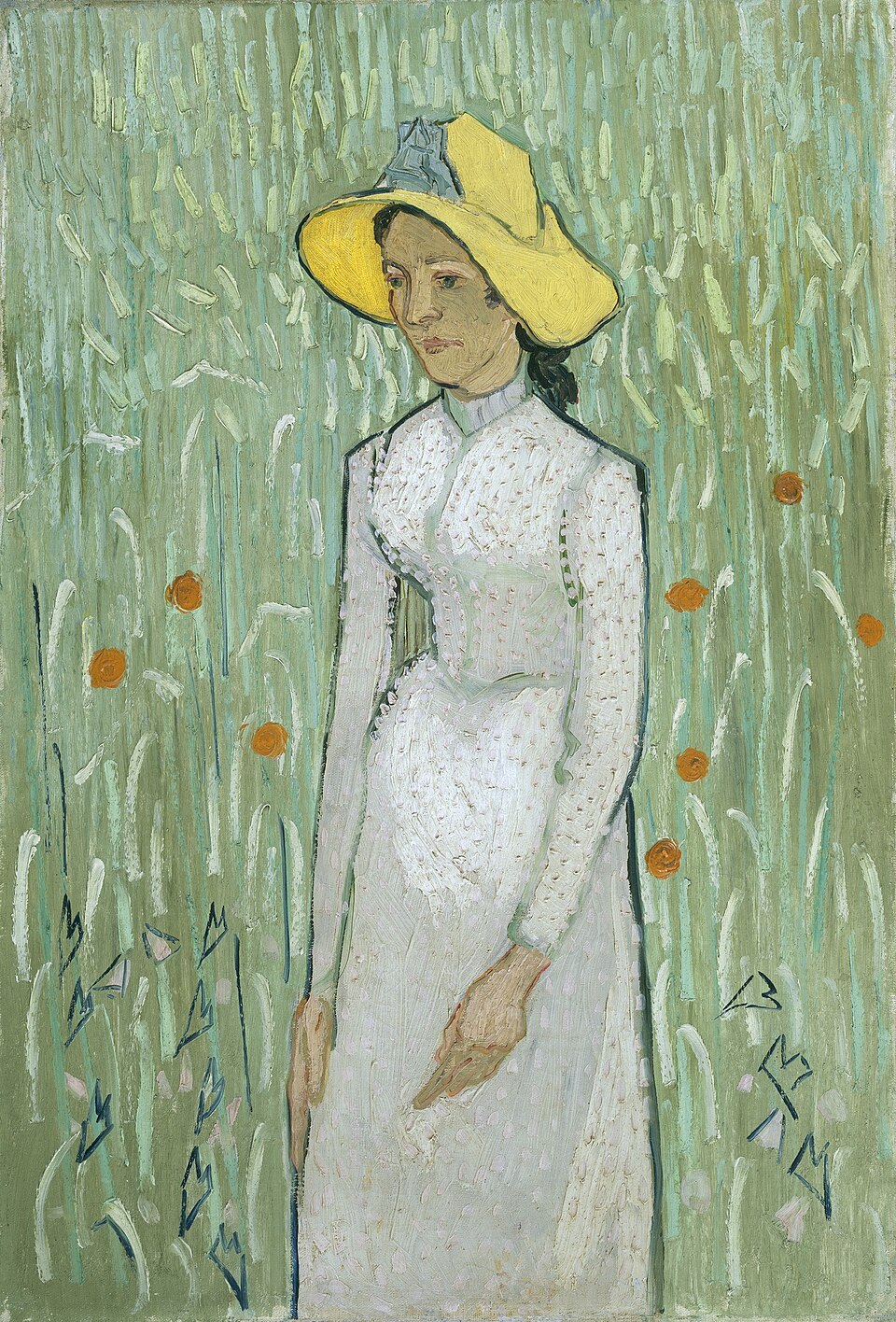 Cô gái mặc trắng - Vincent van Gogh