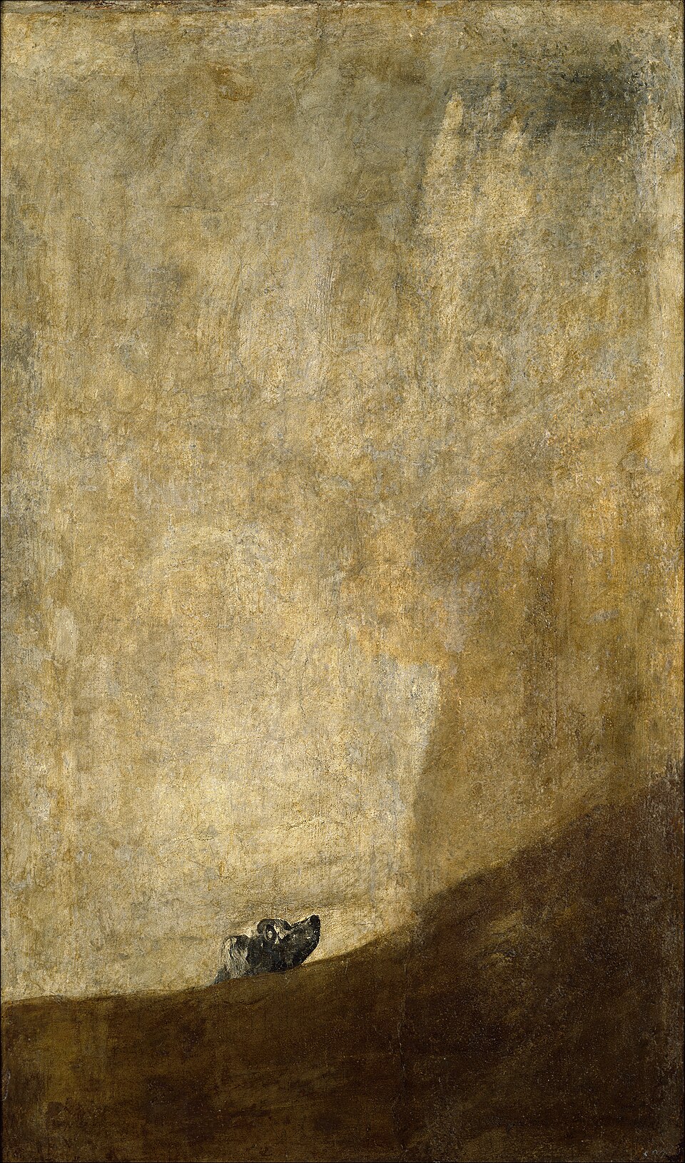 The Dog - Francisco Goya