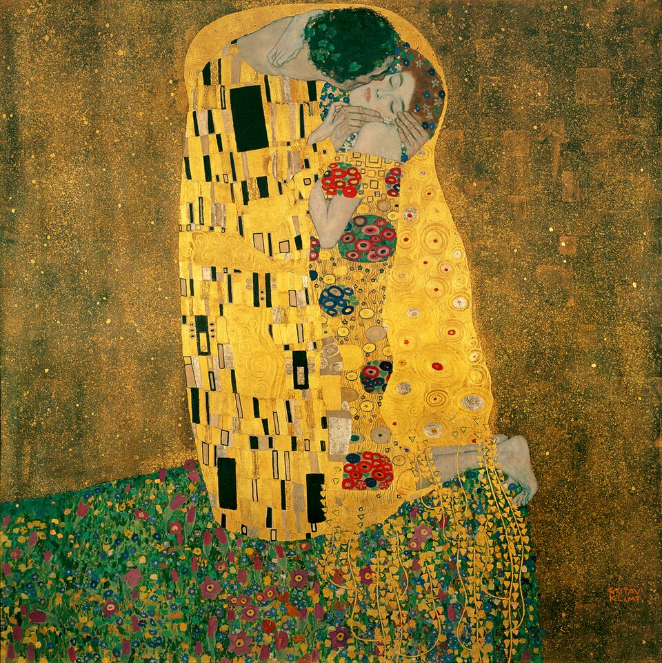 Nụ hôn - Gustav Klimt