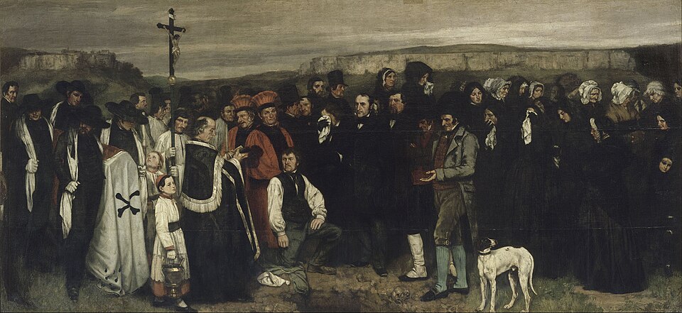 A Burial at Ornans - Gustave Courbet