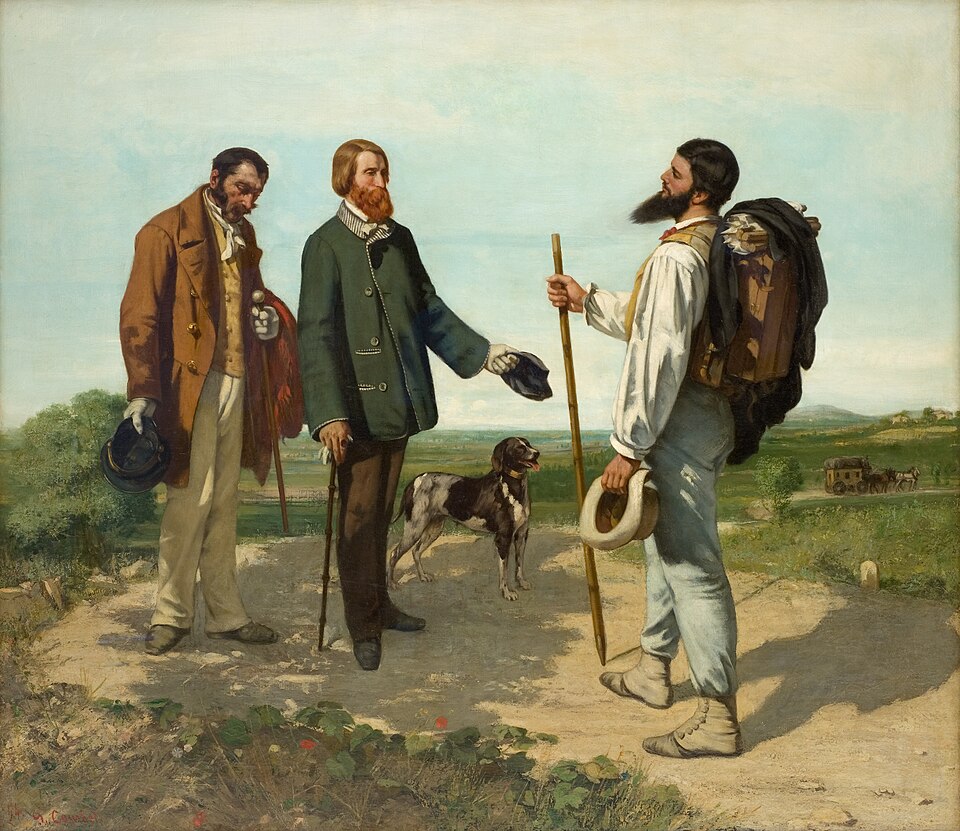The Meeting, or Bonjour, Monsieur Courbet! - Gustave Courbet