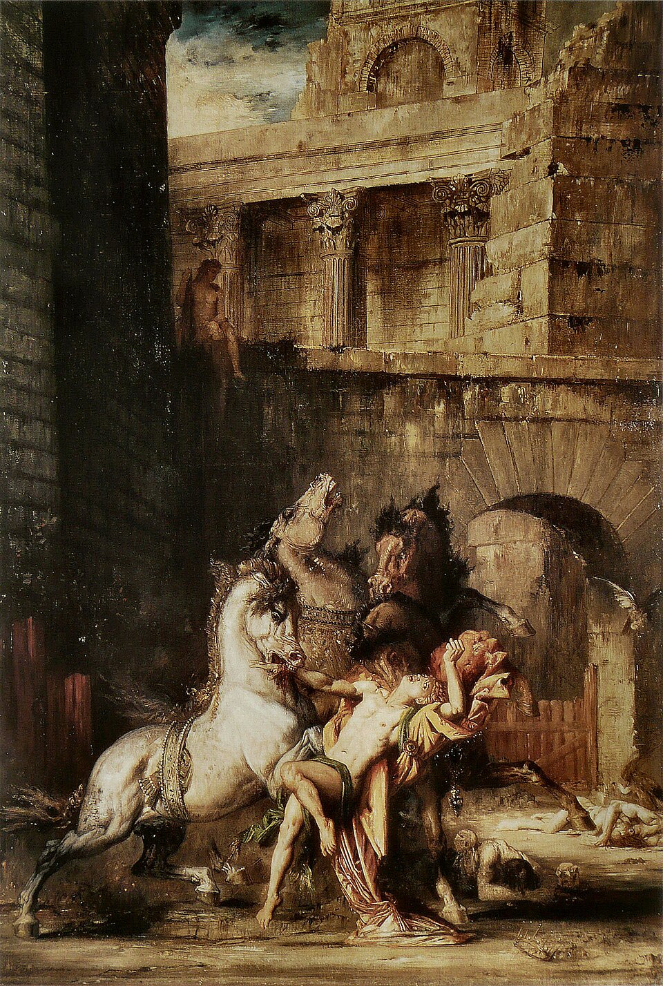Diomede devoured by his horses - Gustave Moreau