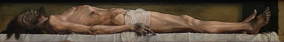 Der Leichnam Christi im Grabe - Hans Holbein the Younger