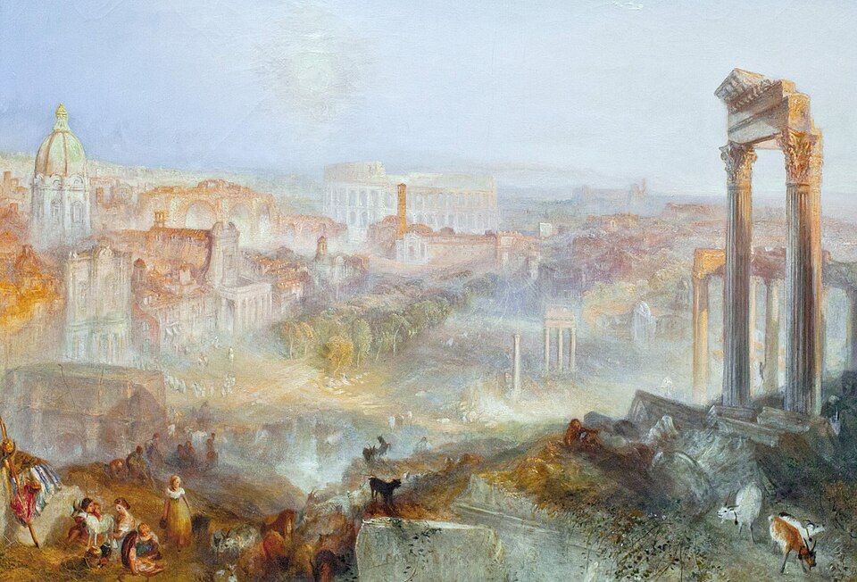 Rome Moderne - Campo Vaccino - J. M. W. Turner