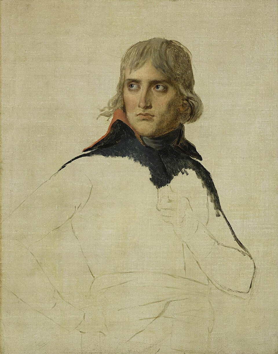 Unfinished Portrait of General Bonaparte - Jacques-Louis David