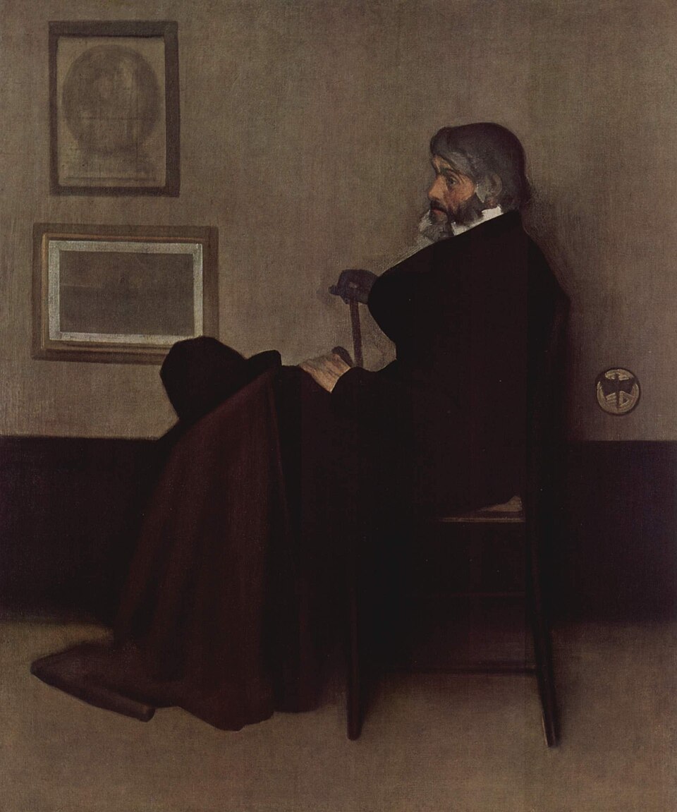 Arrangement in Grey and Black, No. 2: Portrait of Thomas Carlyle - James McNeill Whistler