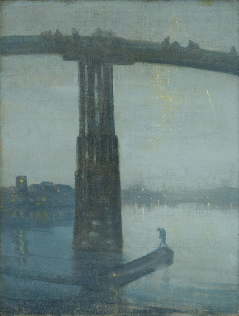 Nocturne: Blue and Gold – Old Battersea Bridge - ジェームズ・マクニール・ホイッスラー