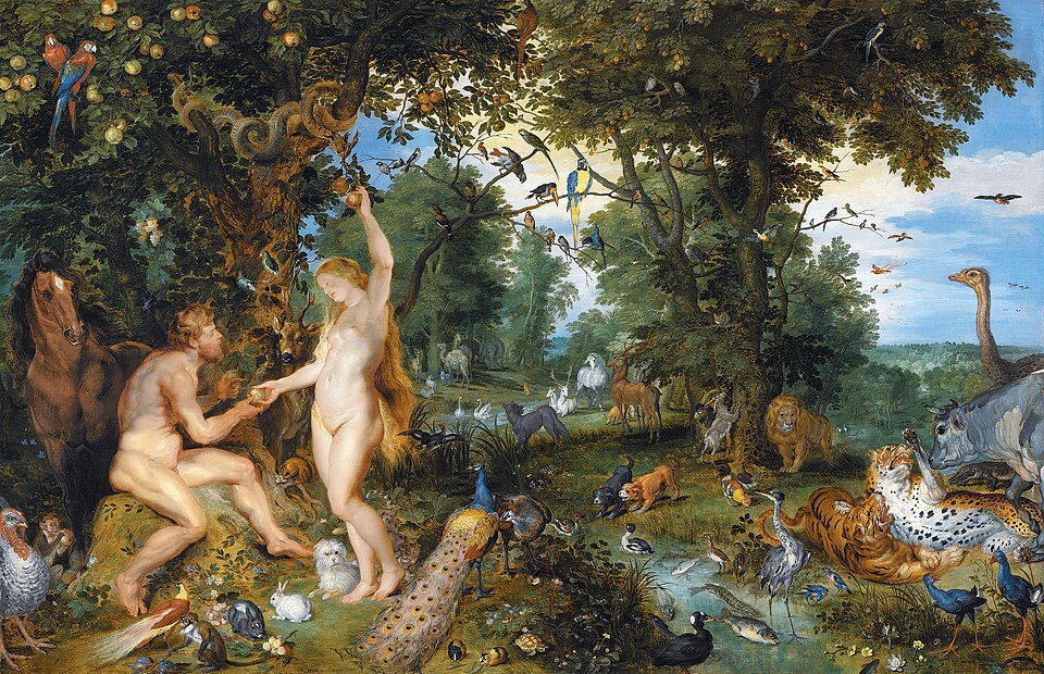 The Garden of Eden with the Fall of Man - Peter Paul Rubens