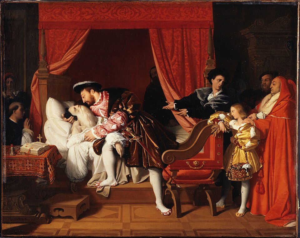 The Death of Leonardo da Vinci - Jean Auguste Dominique Ingres