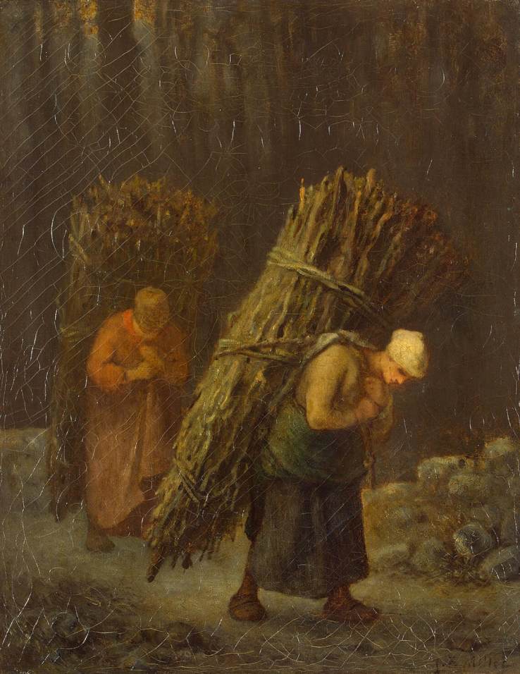 Peasant Women with Brushwood - Jean-François Millet