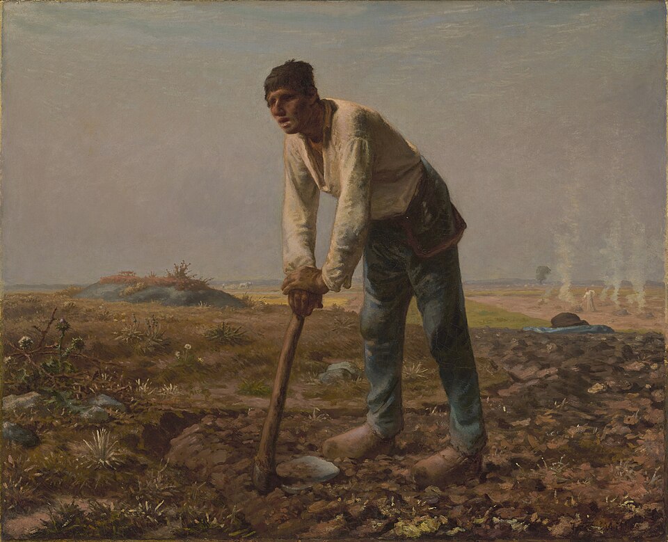 L'Homme à la houe - Jean-François Millet