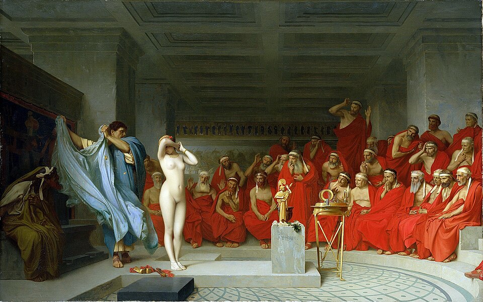 Phryne before the Areopagus - Jean-Léon Gérôme