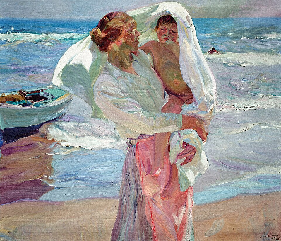 After Bathing - Joaquín Sorolla