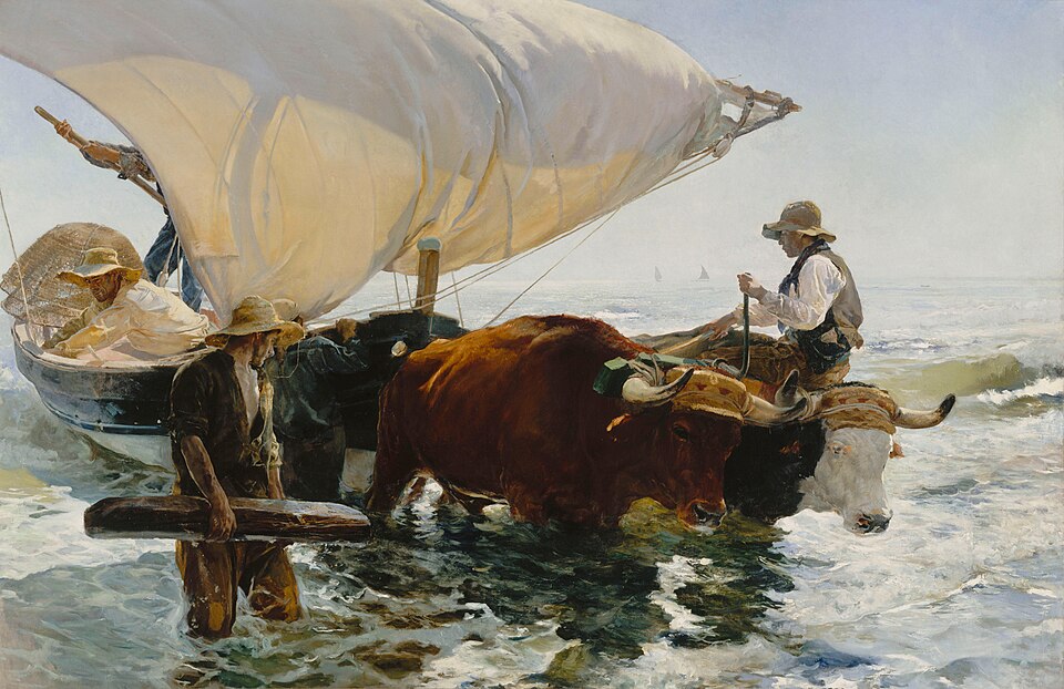 The Return from Fishing - Joaquín Sorolla