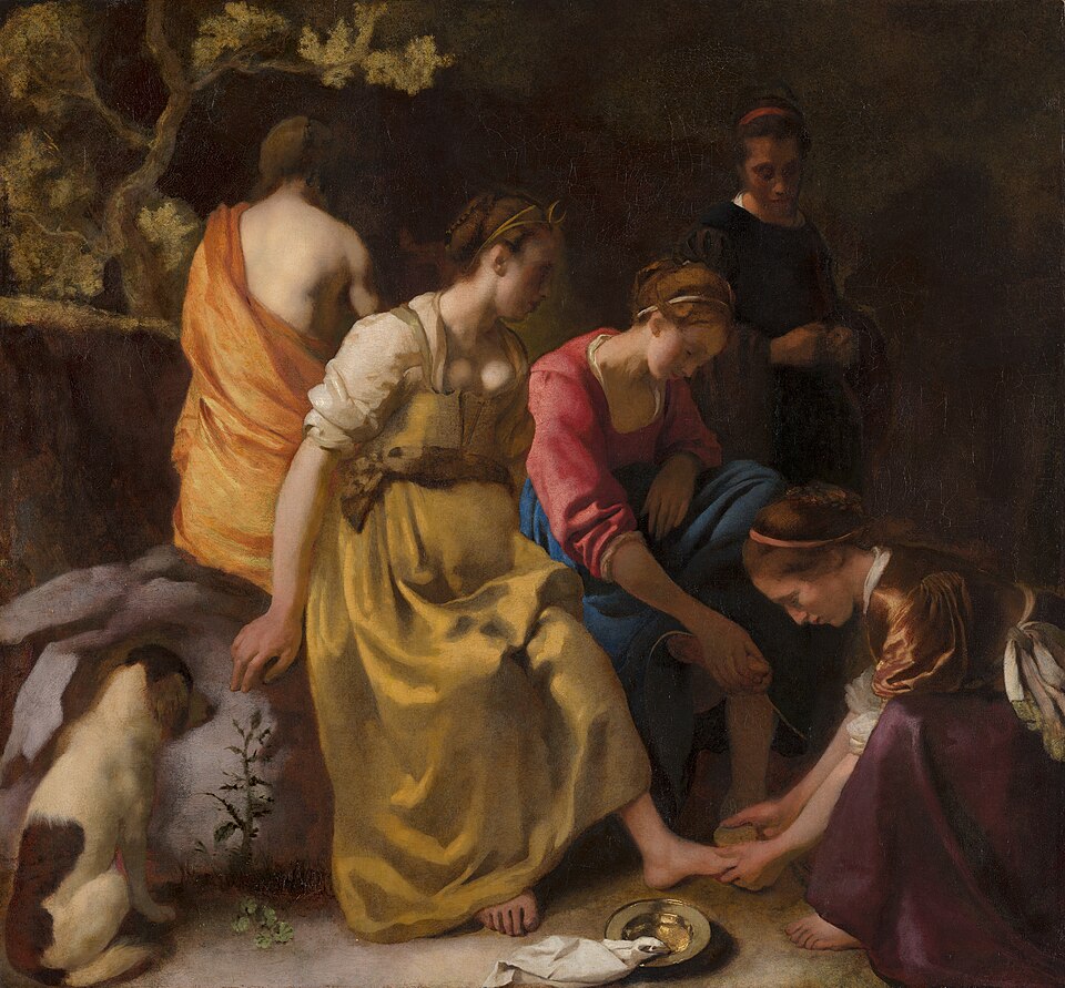 Diana and her Nymphs - Johannes Vermeer