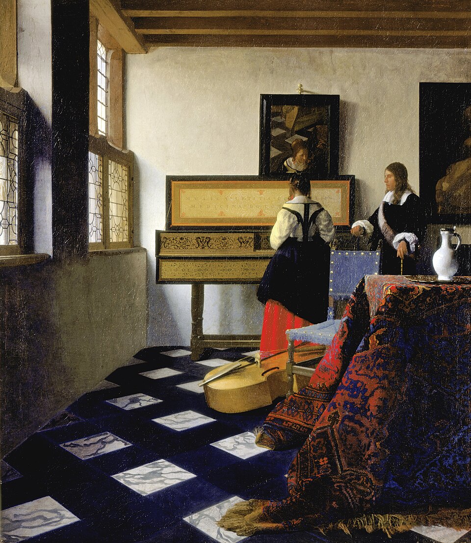 La lección de música - Johannes Vermeer