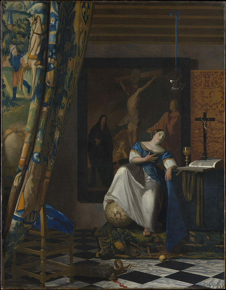 Allegorie des katholischen Glaubens - Johannes Vermeer