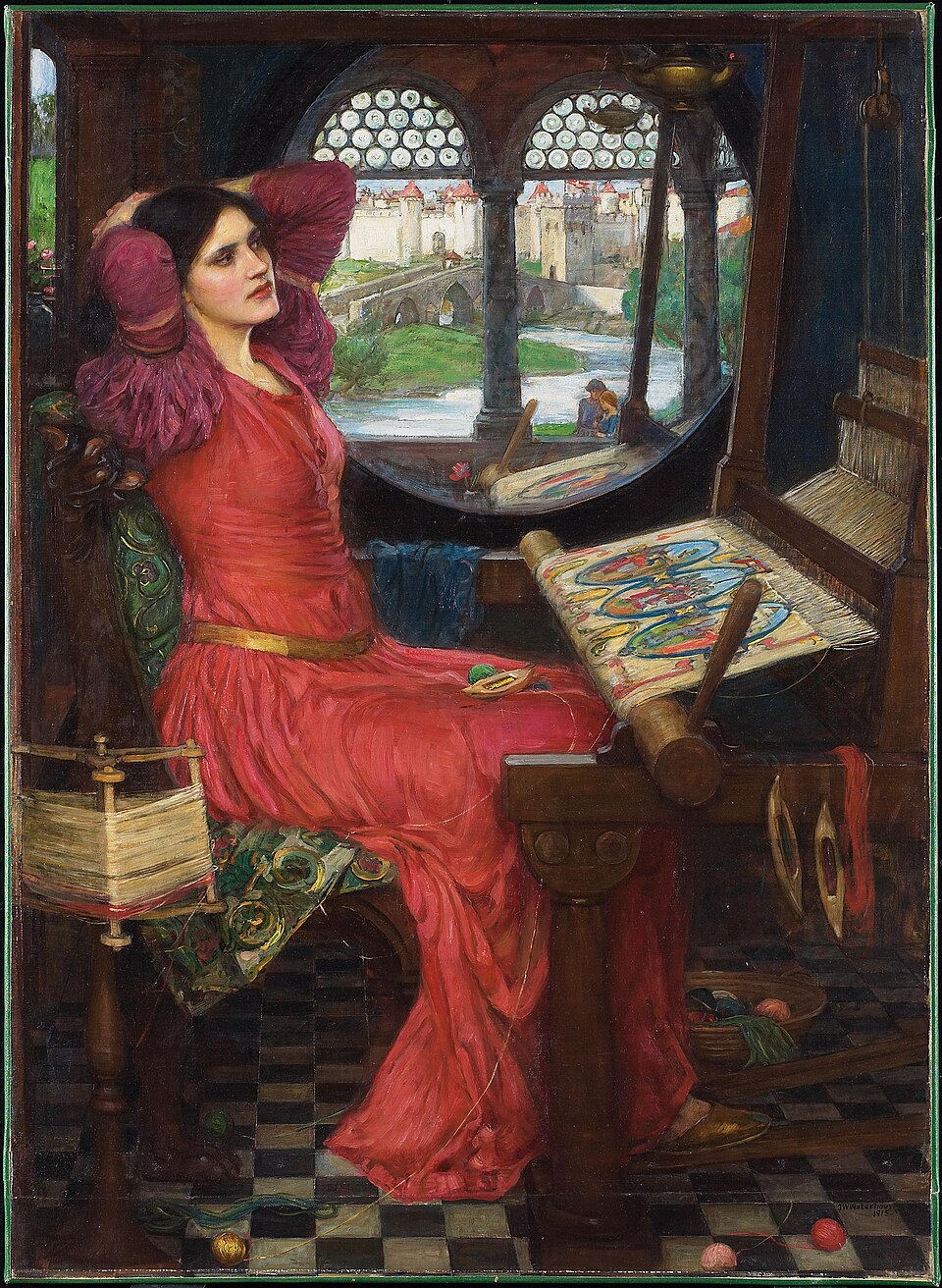 "I am half sick of shadows" said the Lady of Shalott - John William Waterhouse
