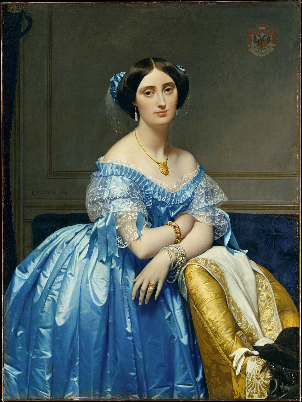 Joséphine-Éléonore-Marie-Pauline de Galard de Brassac de Béarn (1825–1860), Princesse de Broglie - Jean-Auguste-Dominique Ingres