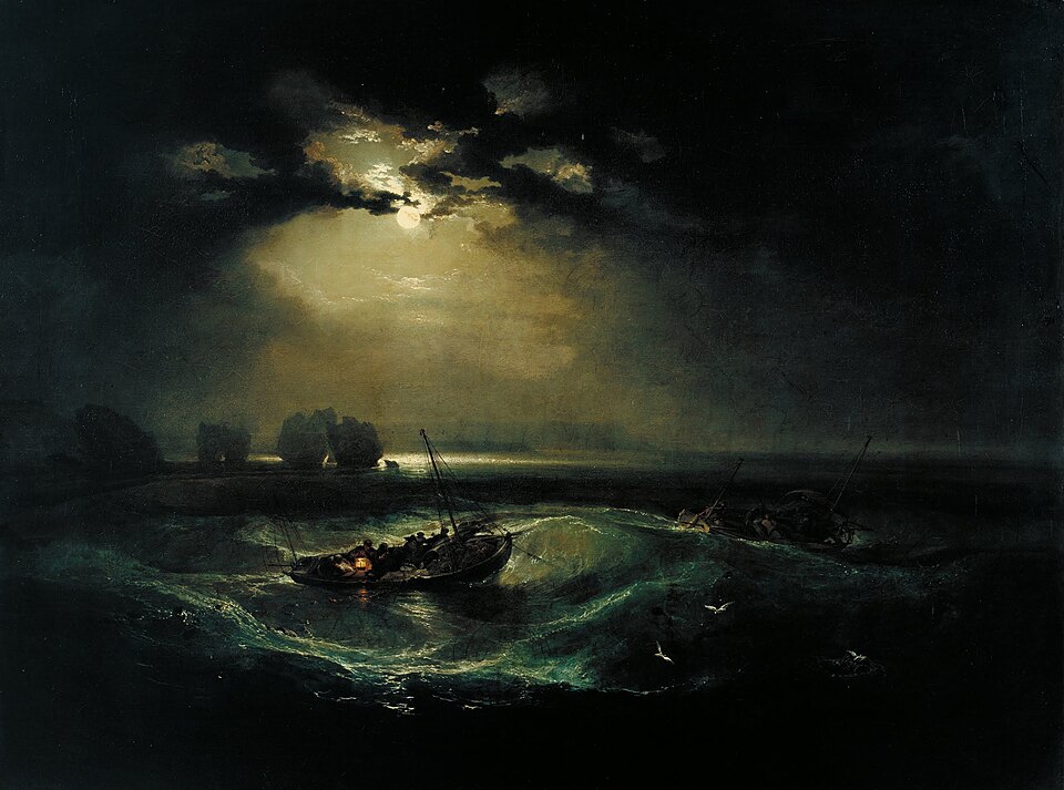 Fishermen at Sea - J. M. W. Turner