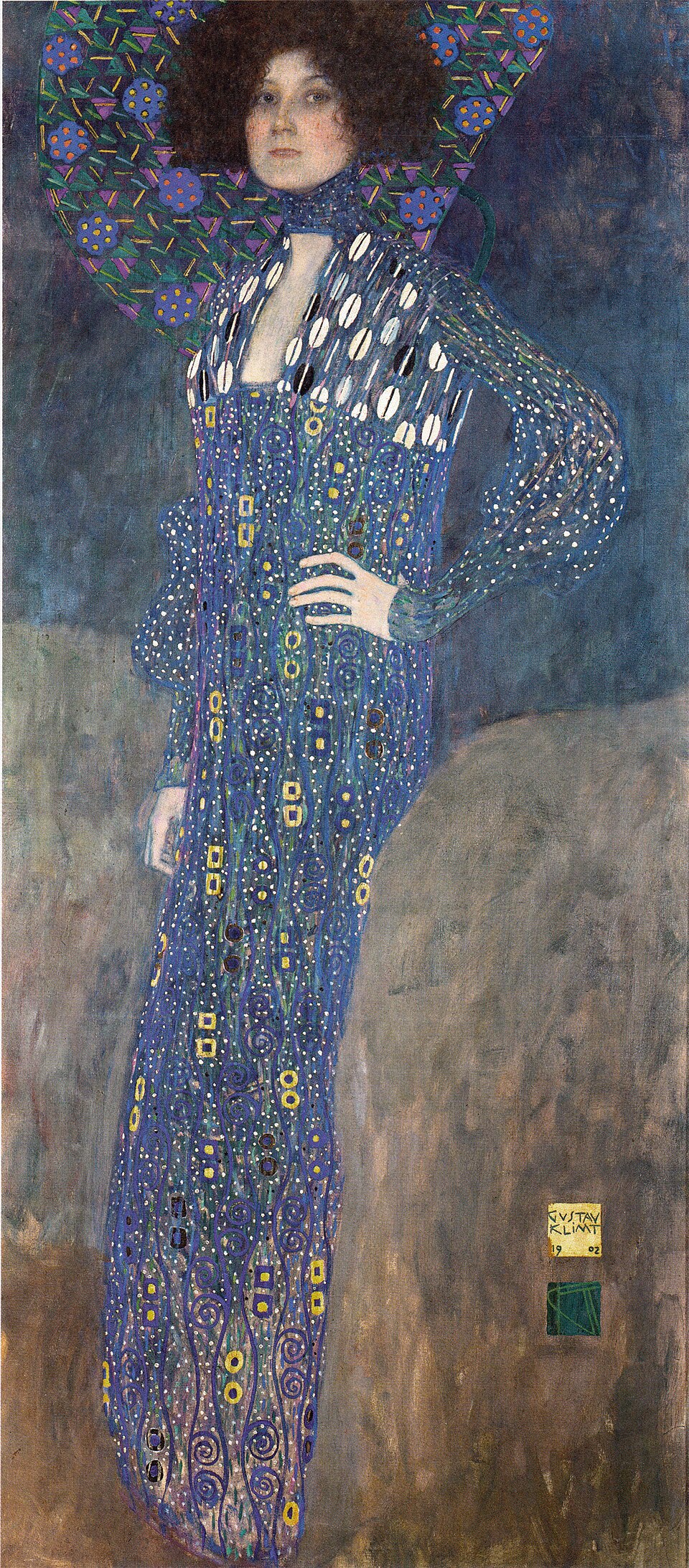 Portrait of Emilie Flöge - Gustav Klimt