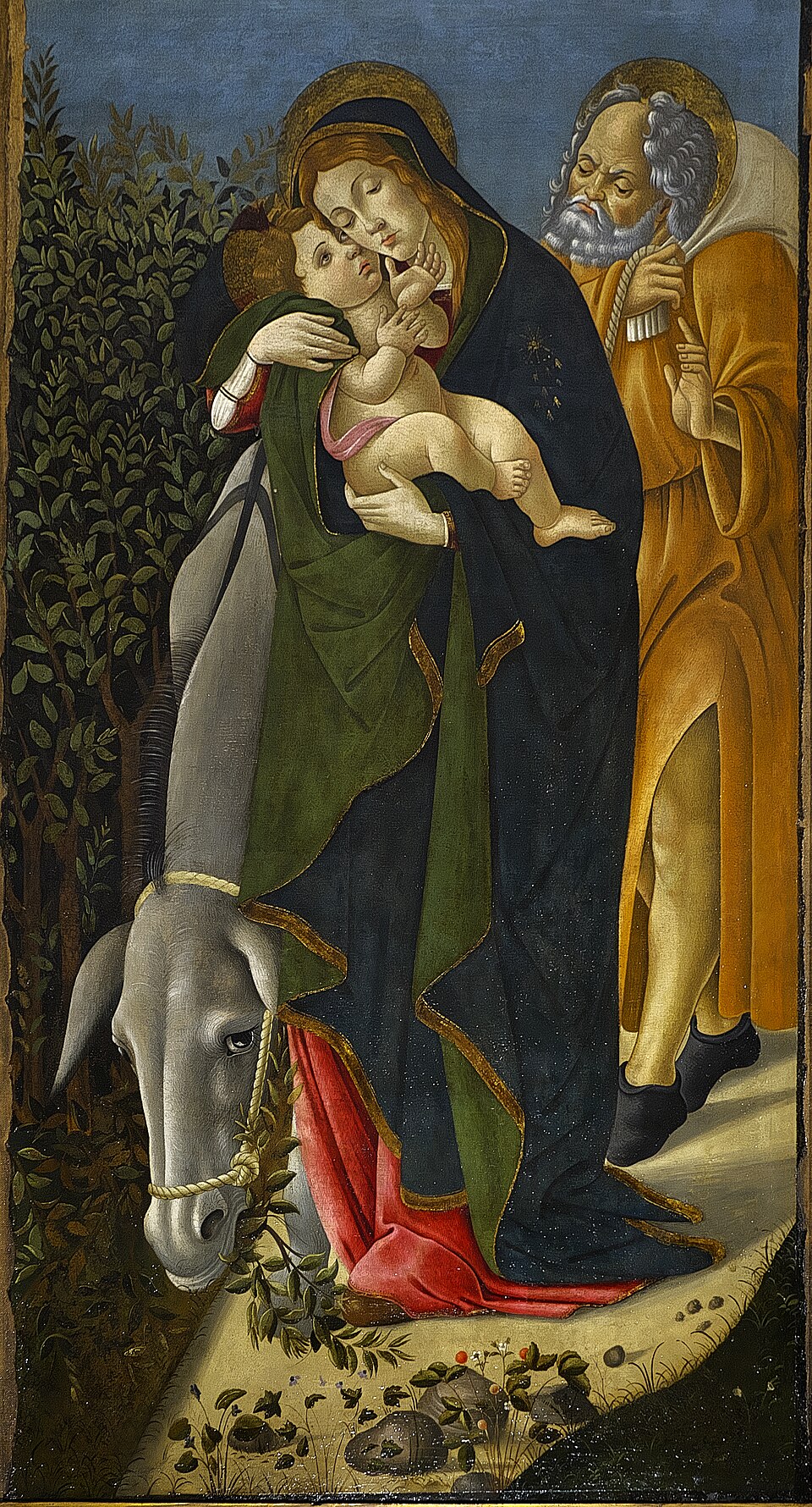 The Flight into Egypt - Sandro Botticelli