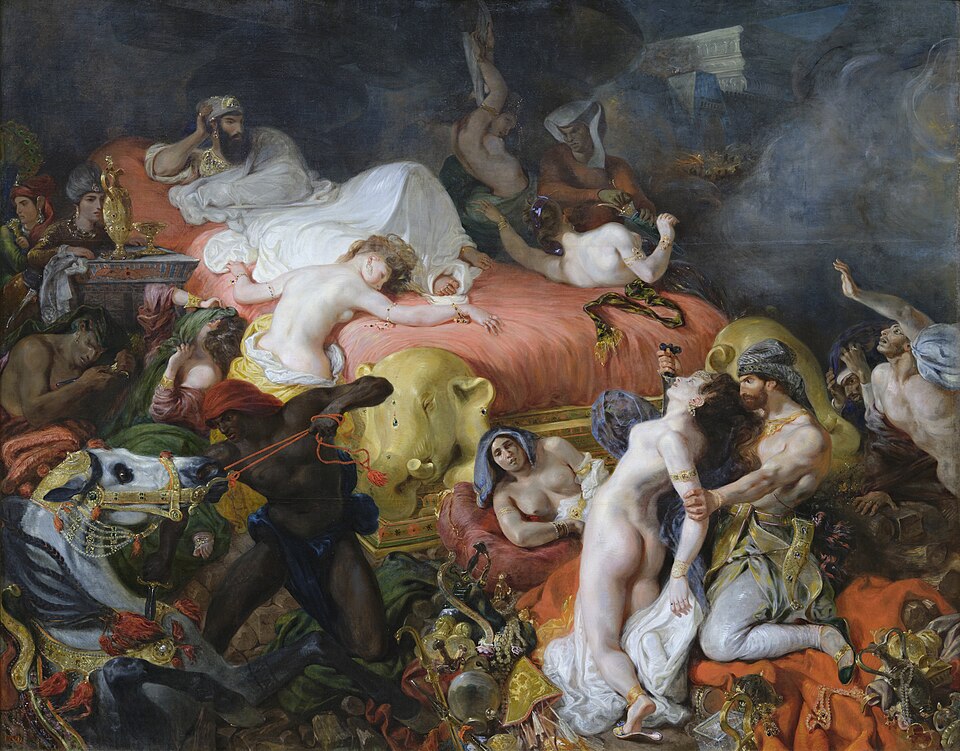 Der Tod des Sardanapal - Eugène Delacroix