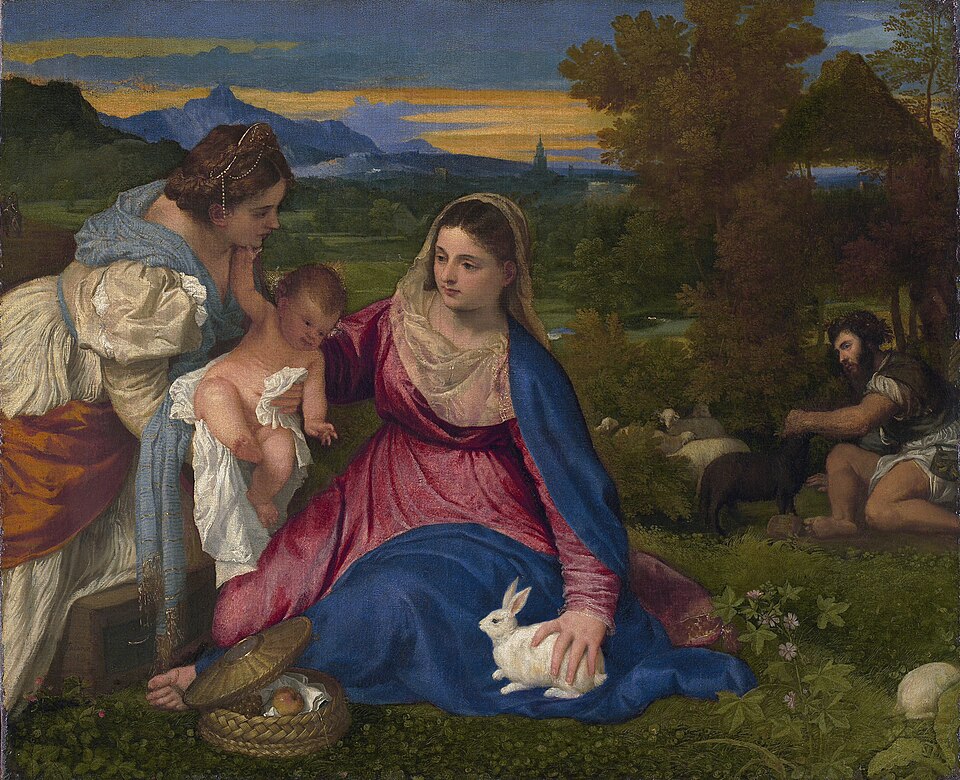 Madonna of the Rabbit - Titian