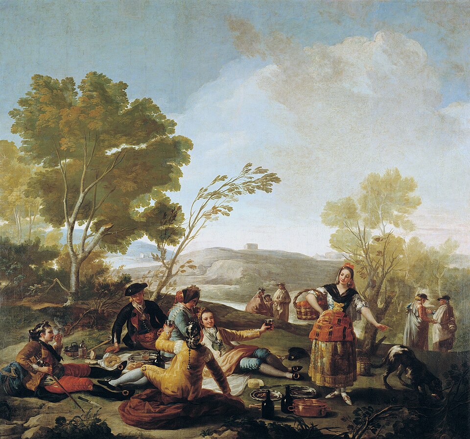 Le Goûter au bord du Manzanares - Francisco Goya
