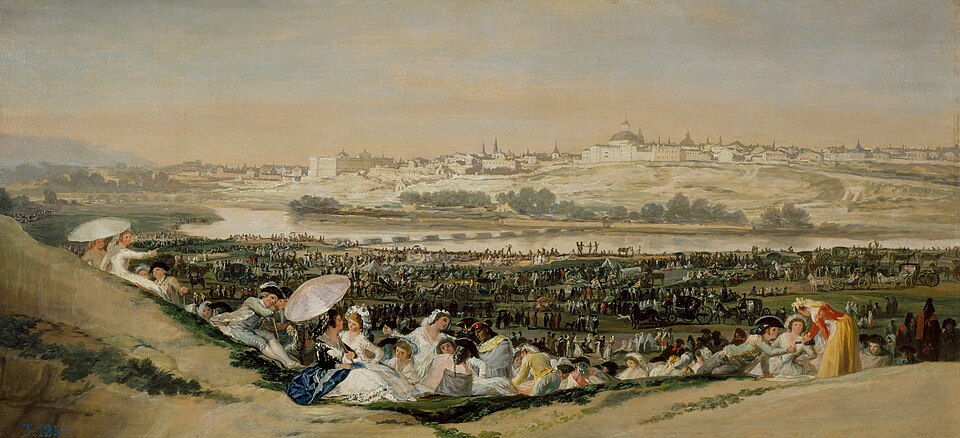 The Meadow of San Isidro - Francisco Goya