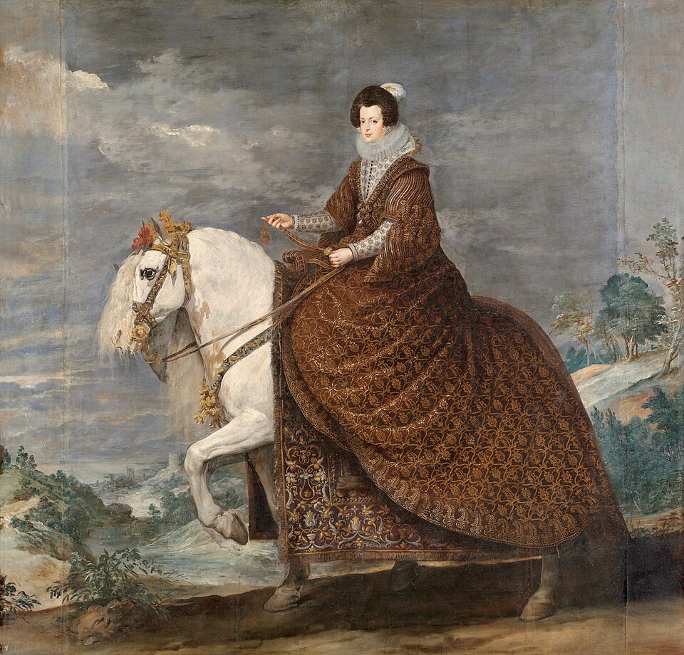 Reiterporträt der Dona Isabel de Borbon - Diego Velázquez