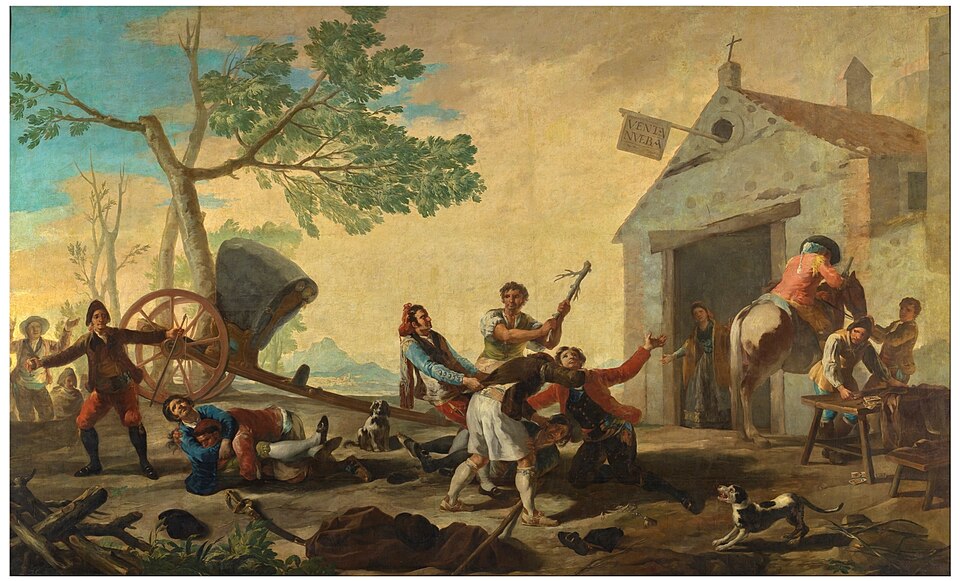 A Fight at the Venta Nueva - Francisco Goya