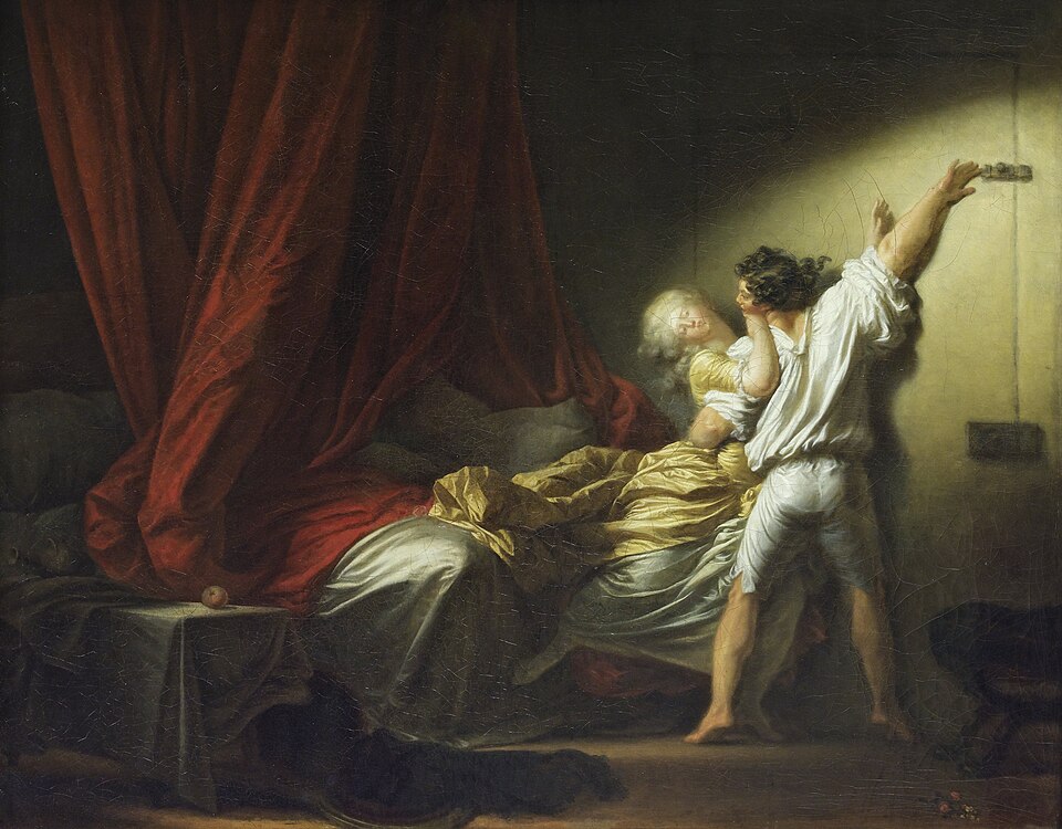 The Lock - Jean-Honoré Fragonard