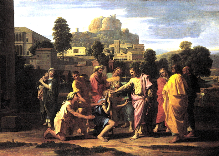 The Blind of Jericho - Nicolas Poussin