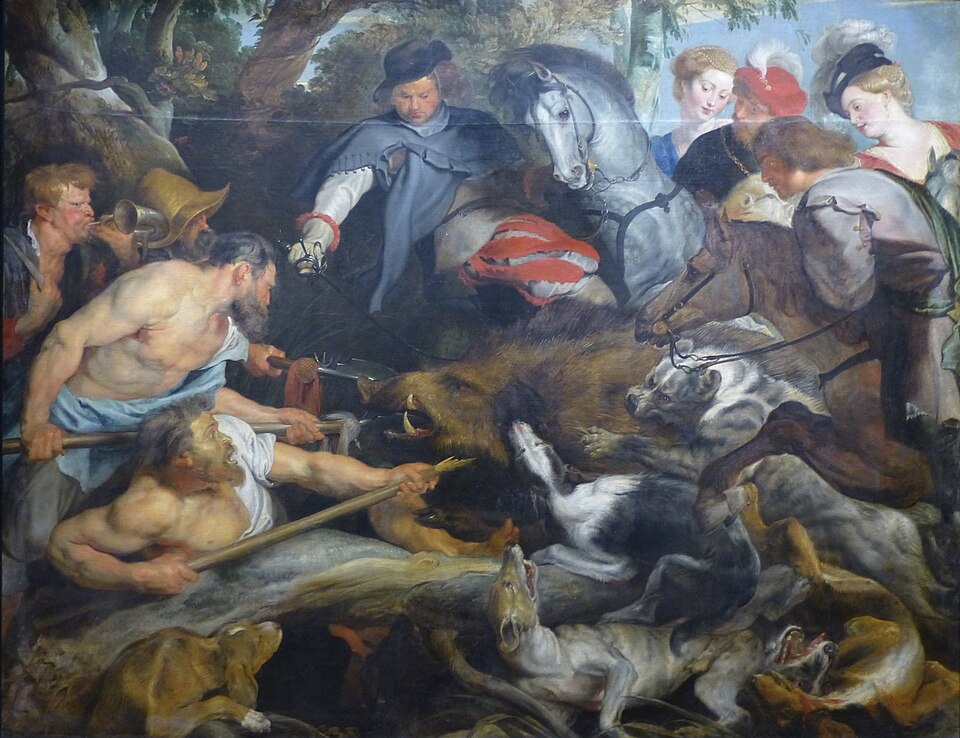 The Boar Hunt - Peter Paul Rubens