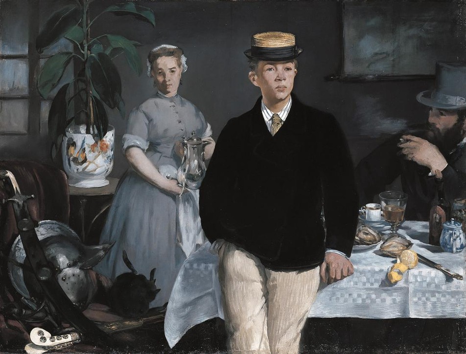 Frühstück im Atelier - Édouard Manet