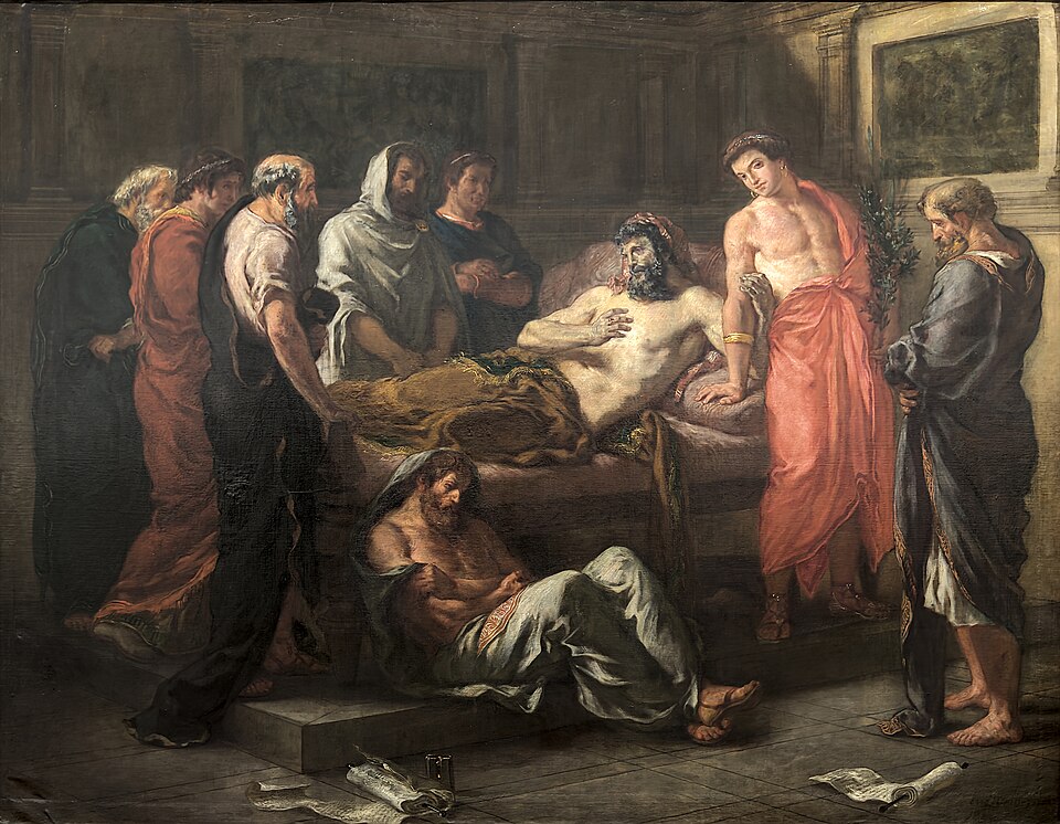 Last Words of the Emperor Marcus Aurelius - Eugène Delacroix