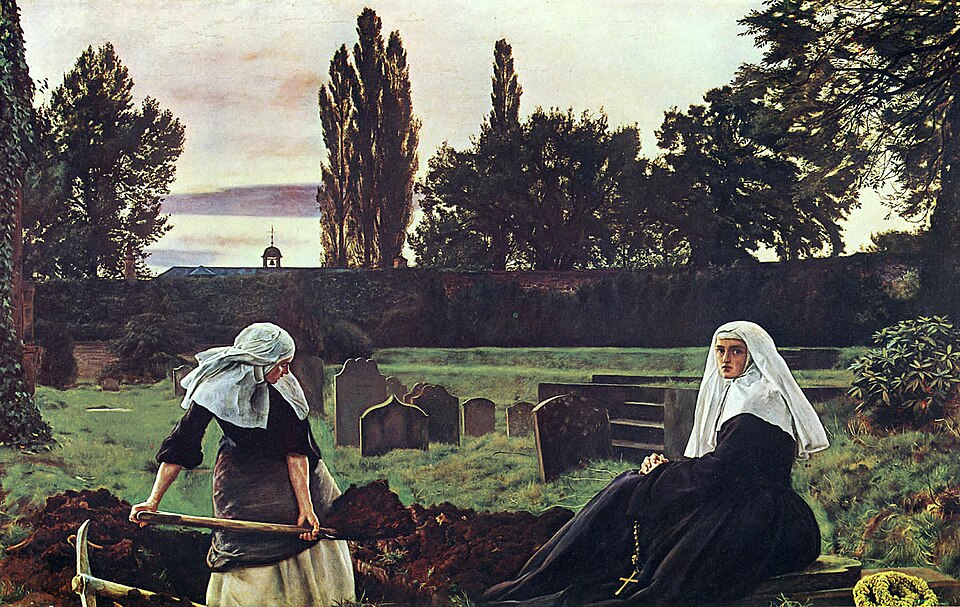 The Vale of Rest - John Everett Millais