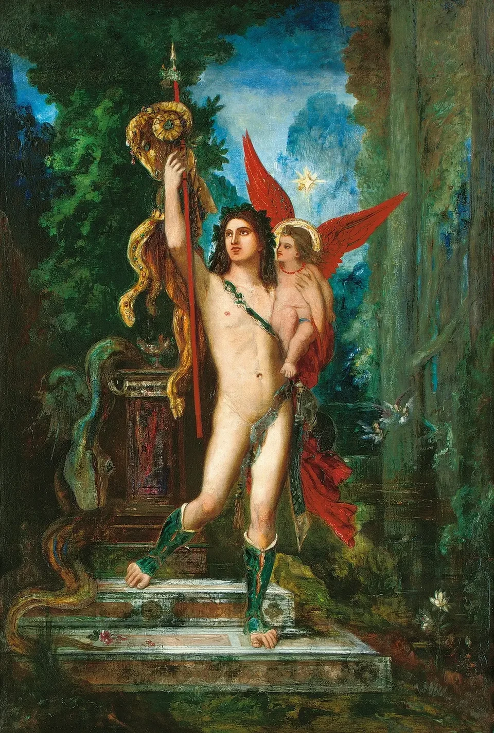 Jasón y Eros - Gustave Moreau
