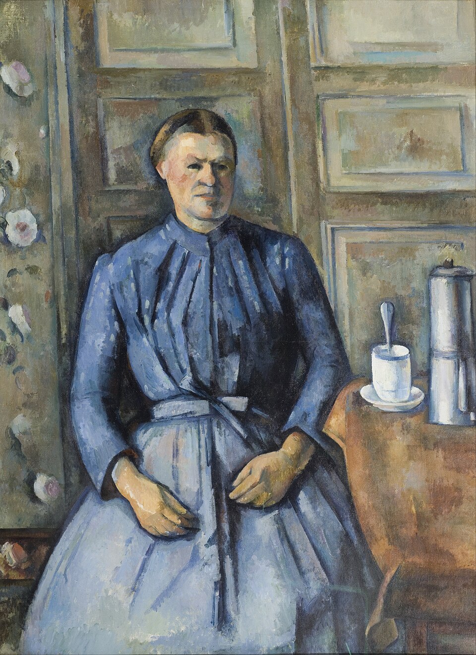 La Femme à la cafetière - ポール・セザンヌ