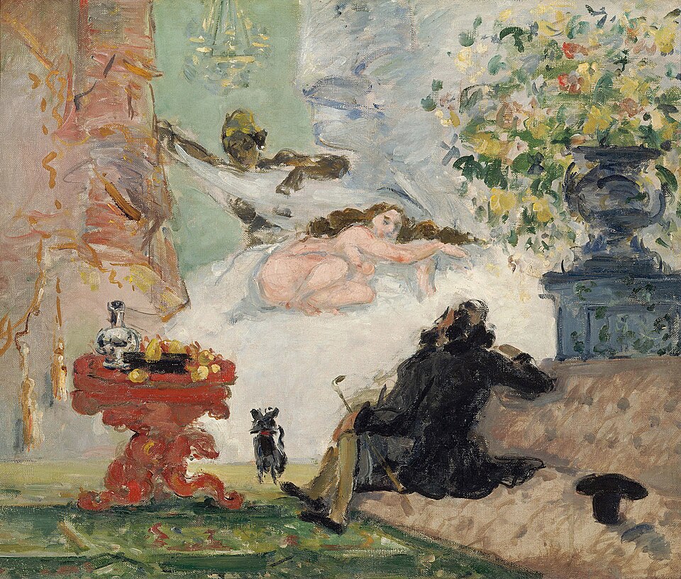 Una Olympia moderna - Paul Cézanne