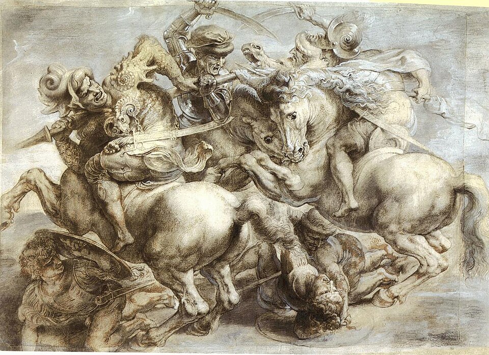 Trận Anghiari - Leonardo da Vinci