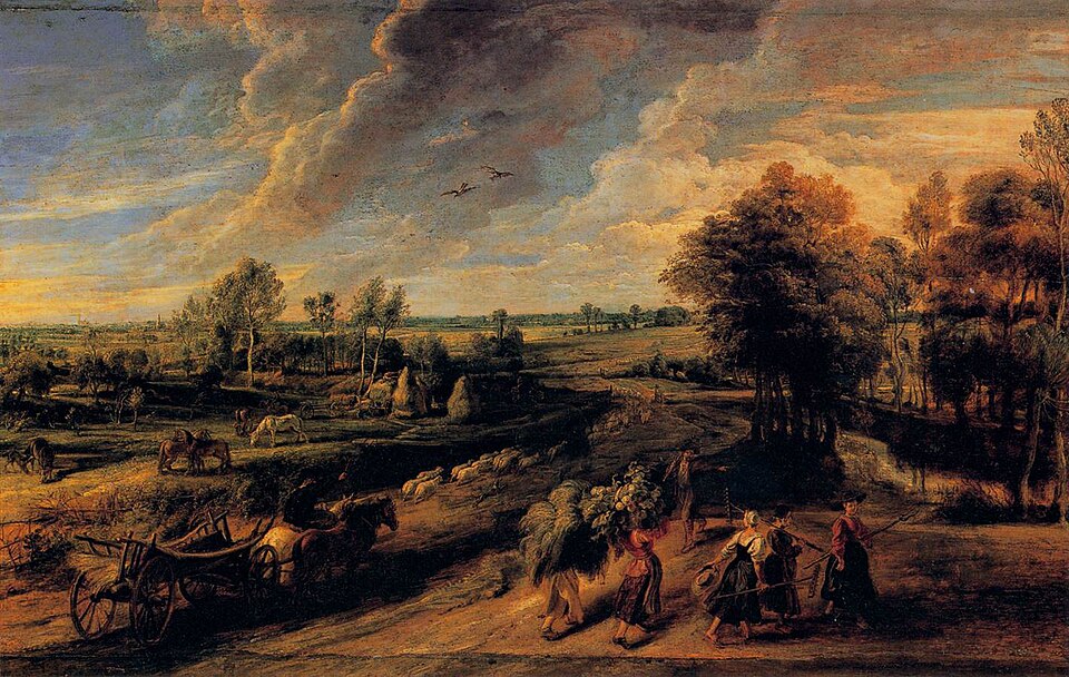 The Peasants Returning From The Fields - Peter Paul Rubens