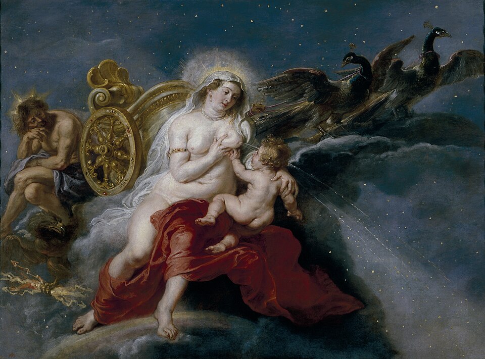 The Origin of the Milky Way - Peter Paul Rubens