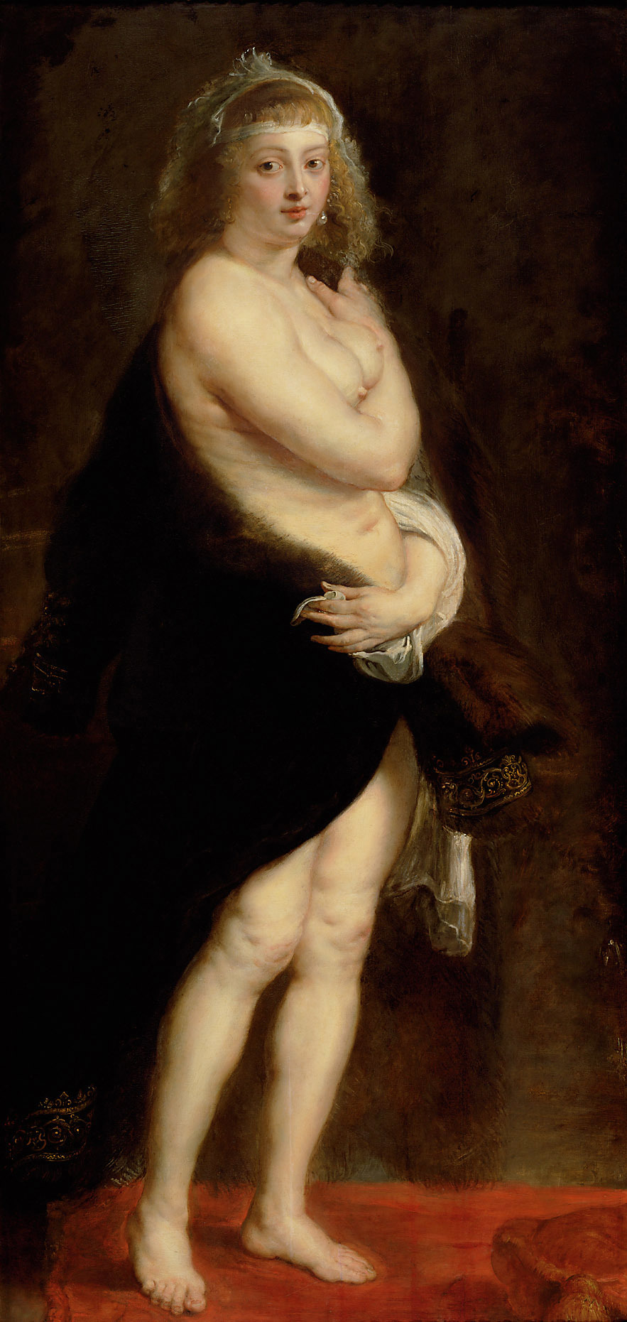 Helena Fourment in a Fur Robe - Peter Paul Rubens